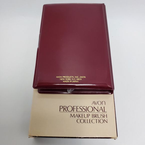 Vintage Avon Professional Travel Makeup Brush Collection 4 Piece Set - Picture 7 of 10